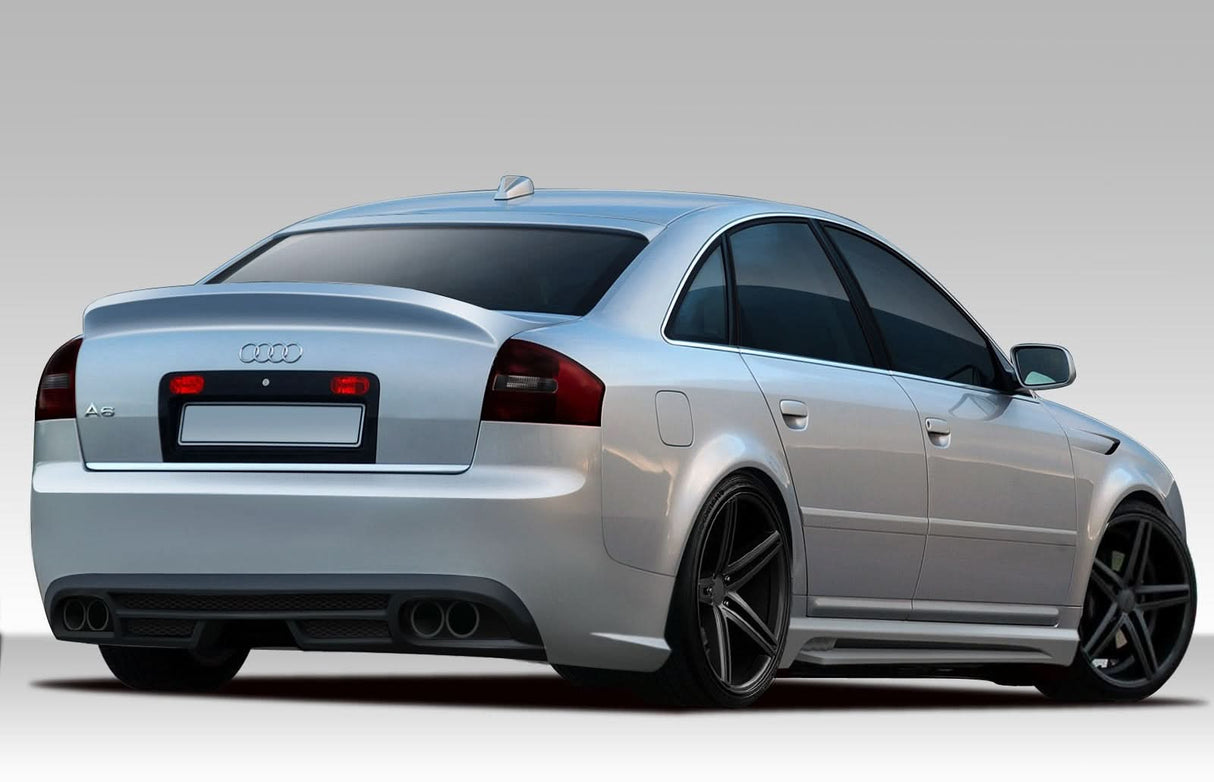 1998-2004 Audi A6 CT-R Style Rear Bumper Cover - FRP