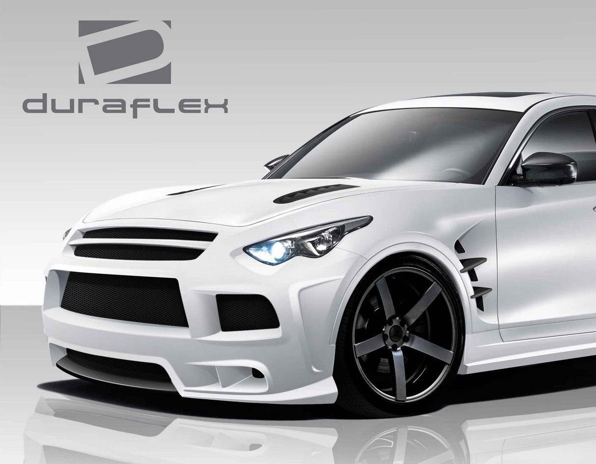 2009-2011 Infiniti FX35 FX50 QX70 CT-R Style Front Bumper Cover - FRP