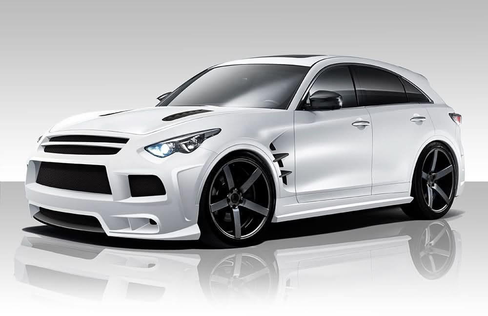 2009-2011 Infiniti FX35 FX50 QX70 CT-R Style Body Kit - 4 Piece - FRP