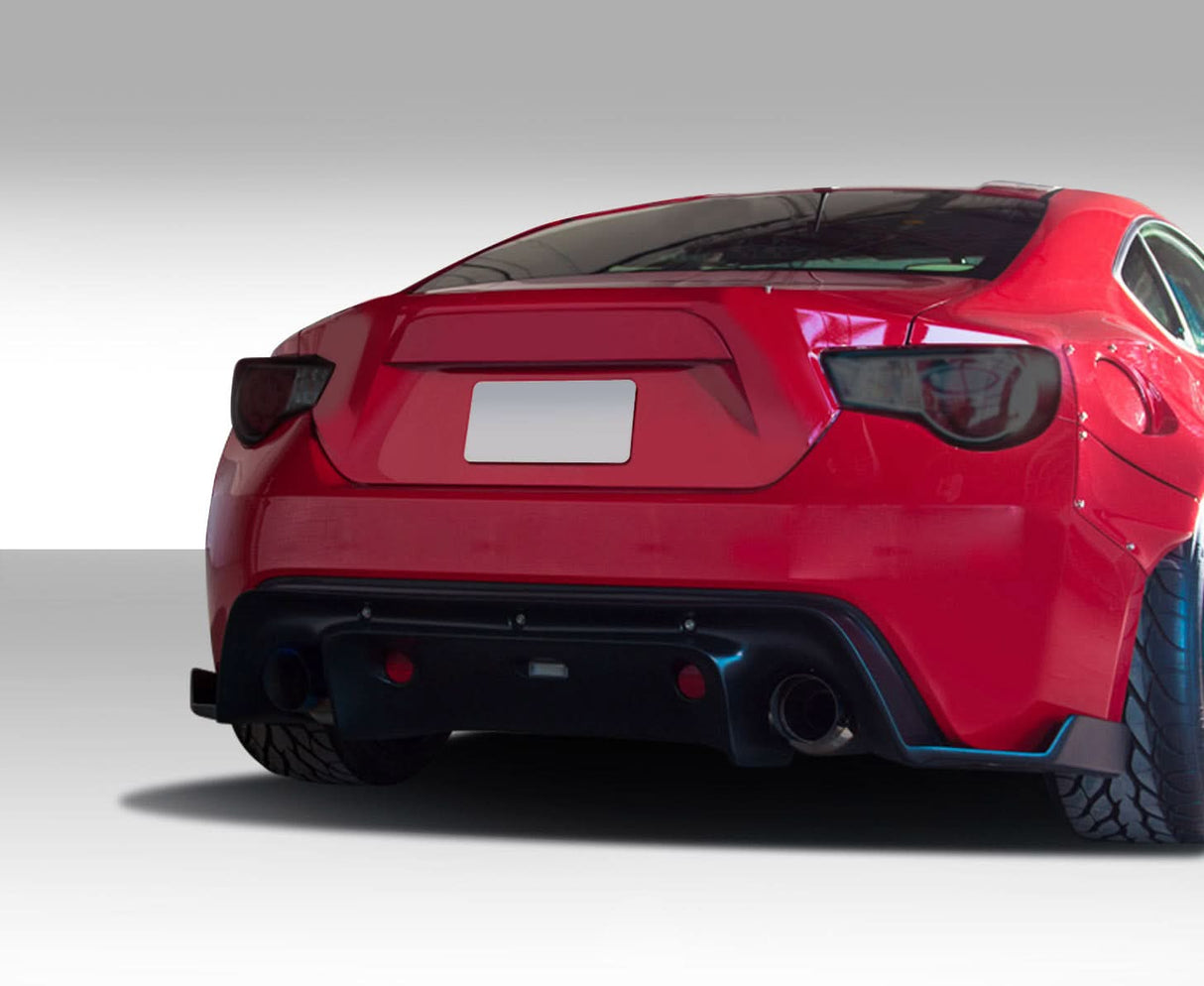 2013-2020 Toyota 86 GT500 Style Wide Body Rear Diffuser - FRP