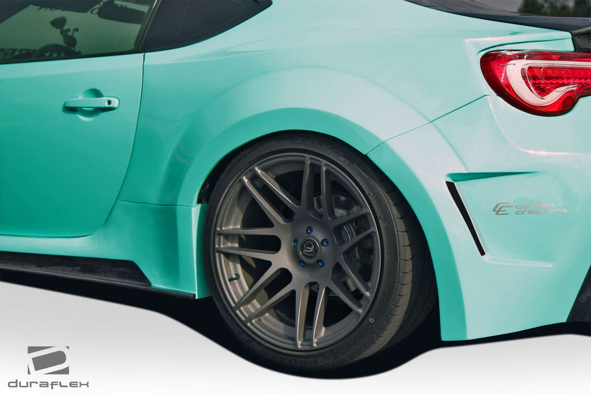 2013-2020 Toyota 86 86-R Style Wide Body Rear Fenders - FRP