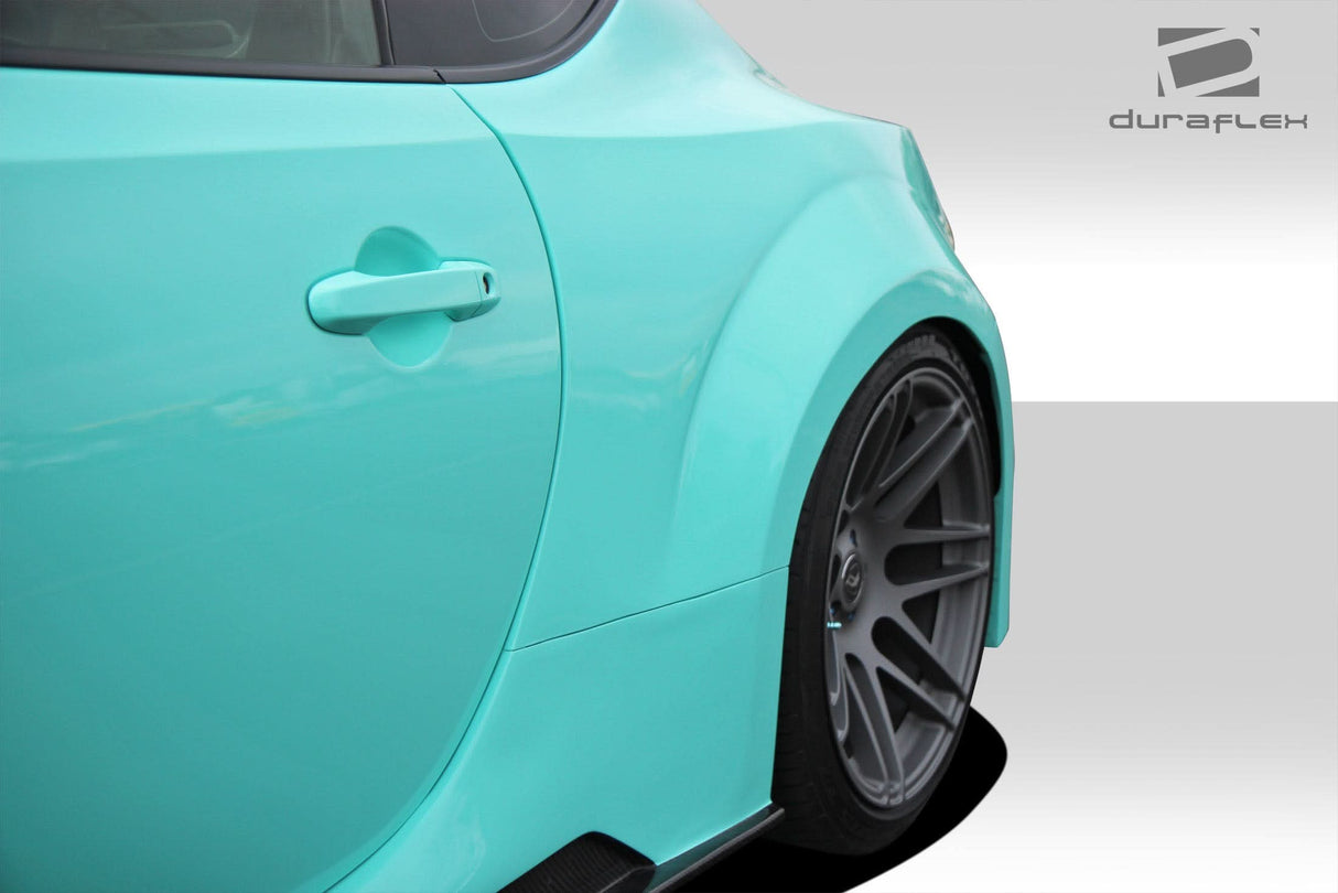 2013-2020 Toyota 86 86-R Style Wide Body Rear Fenders - FRP