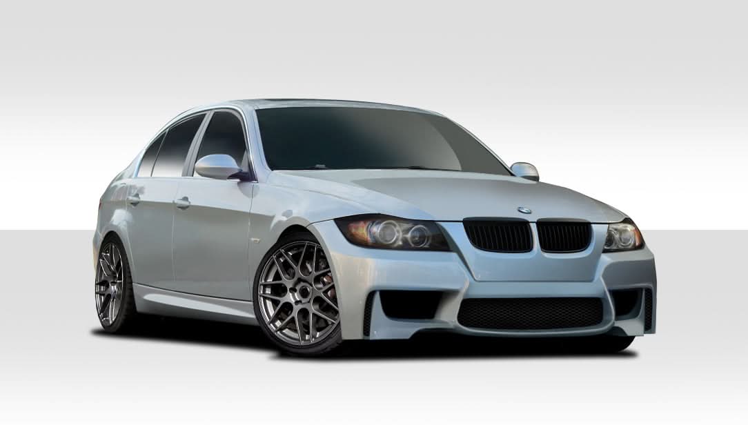 2006-2008 BMW 3 Series E90 1M Look Body Kit 4 Piece - FRP