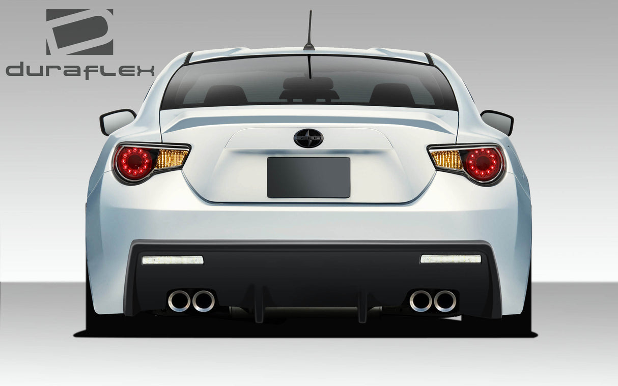 2013-2020 Toyota 86 86-R Style Rear Bumper Cover 1 Piece - FRP