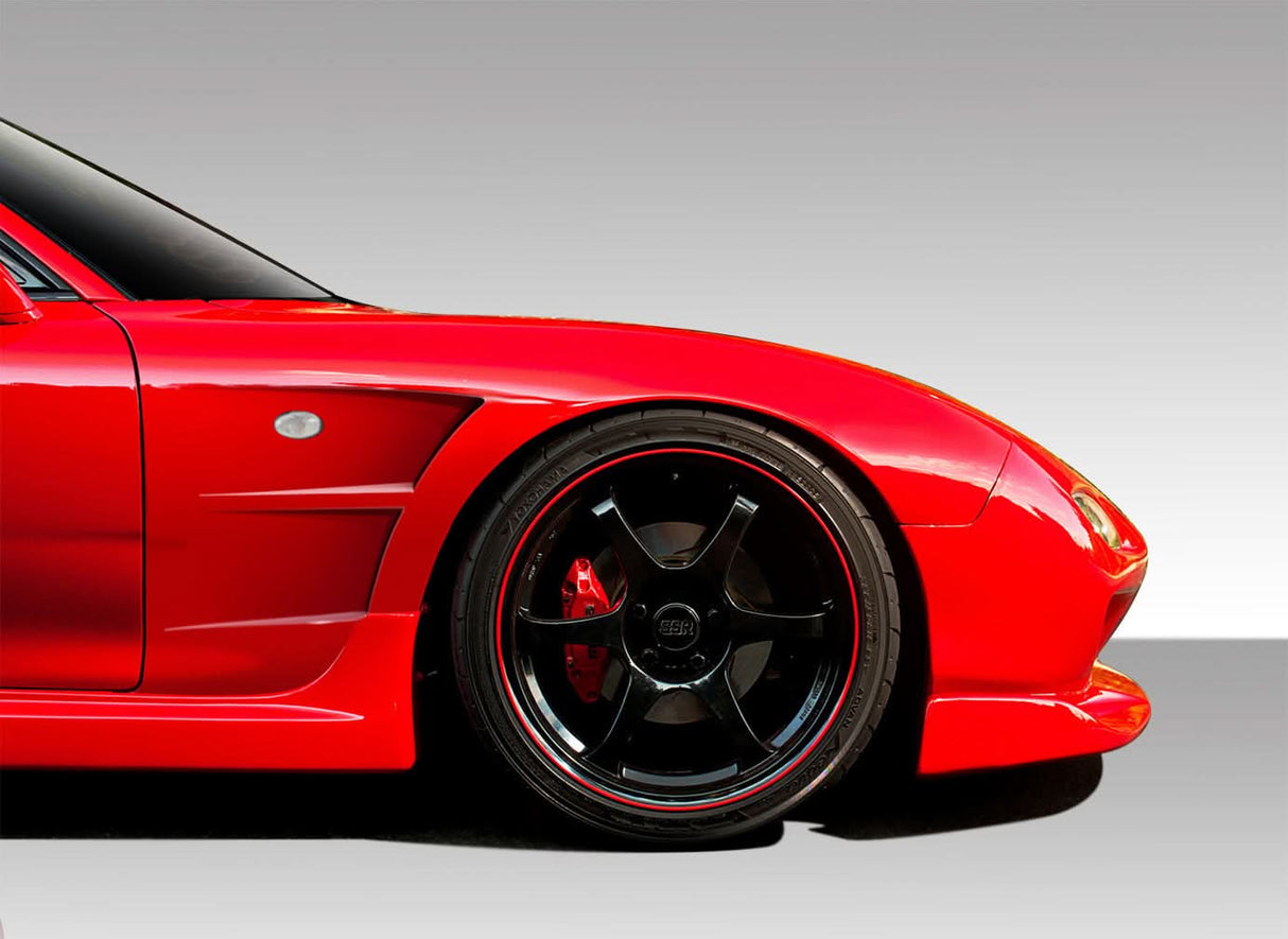 1993-1997 Mazda RX-7 B-Sport Style 25mm Front Fenders - FRP