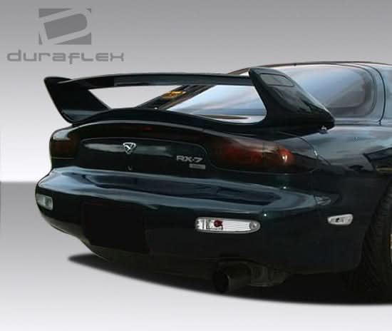 1993-1997 Mazda RX-7 M-Speed Style Wing Trunk Lid Spoiler - FRP