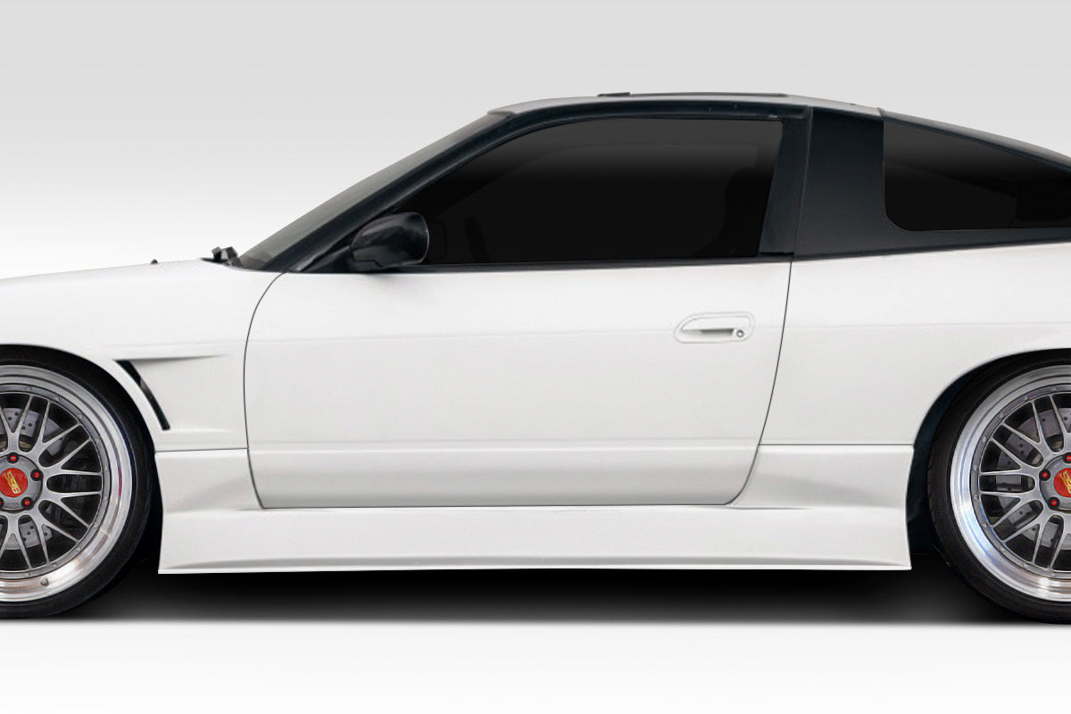 1989-1994 Nissan 240SX S13 Vector Style Side Skirts - 2 Piece - FRP