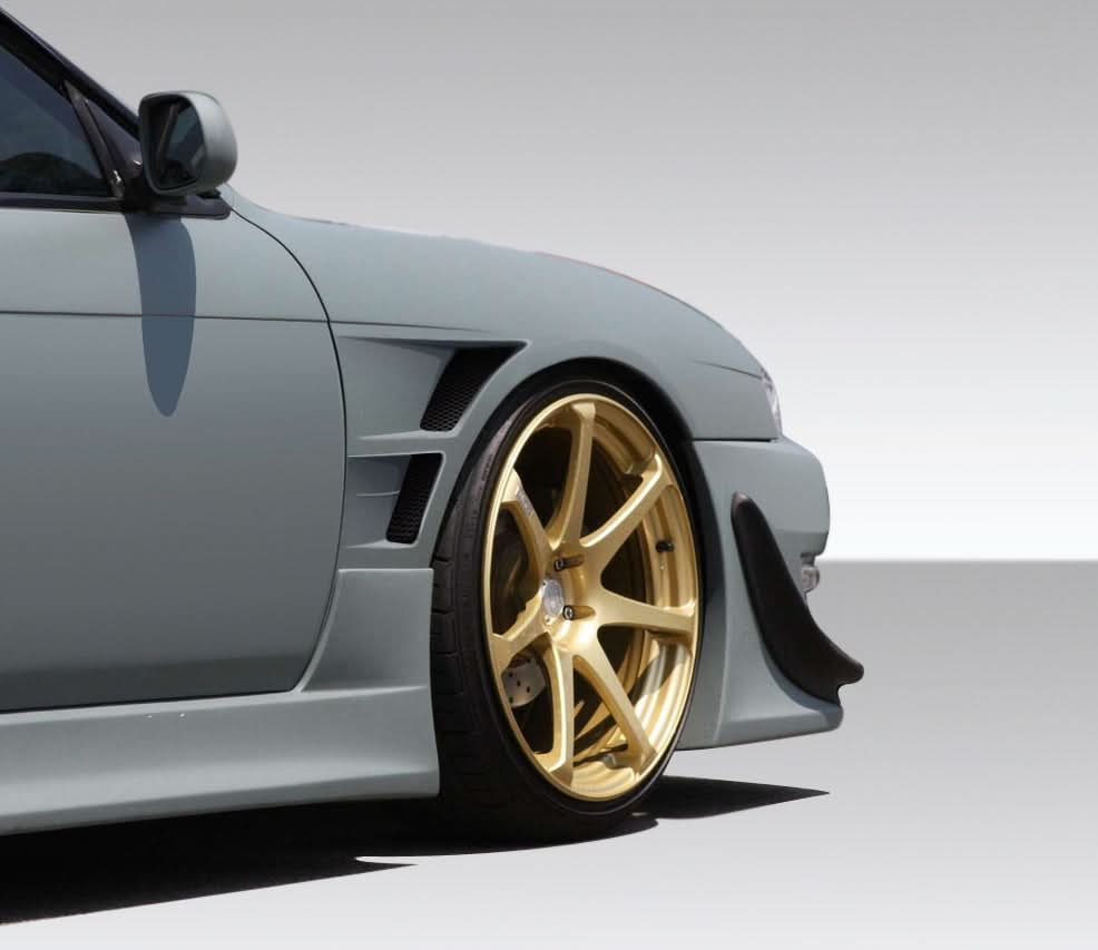1997-1998 Nissan 240SX S14 B-Sport Style Front Fender (+25mm) - FRP