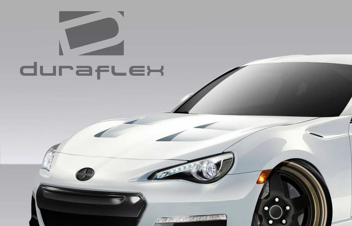 2013-2020 Toyota 86 86-R Style Hood - 1 Piece - FRP