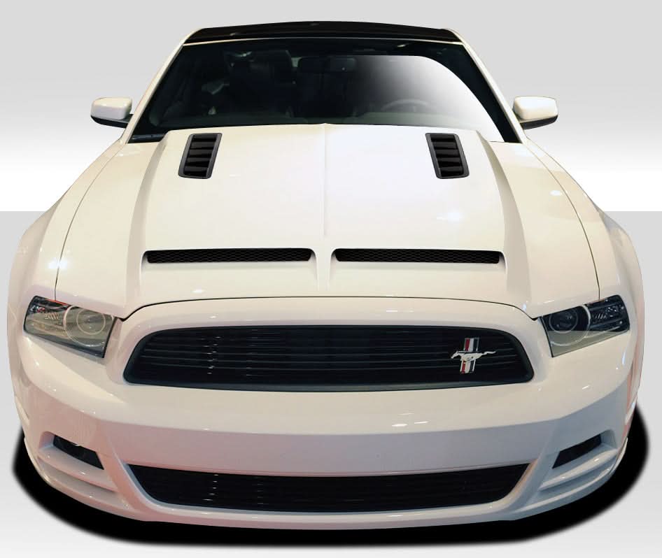 2013-2014 Ford Mustang GT500 Style Hood - FRP