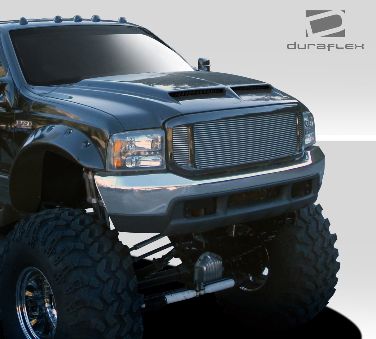 1999-2007 Ford Super Duty F250/F350/F450/F550 CVX Style Hood - FRP