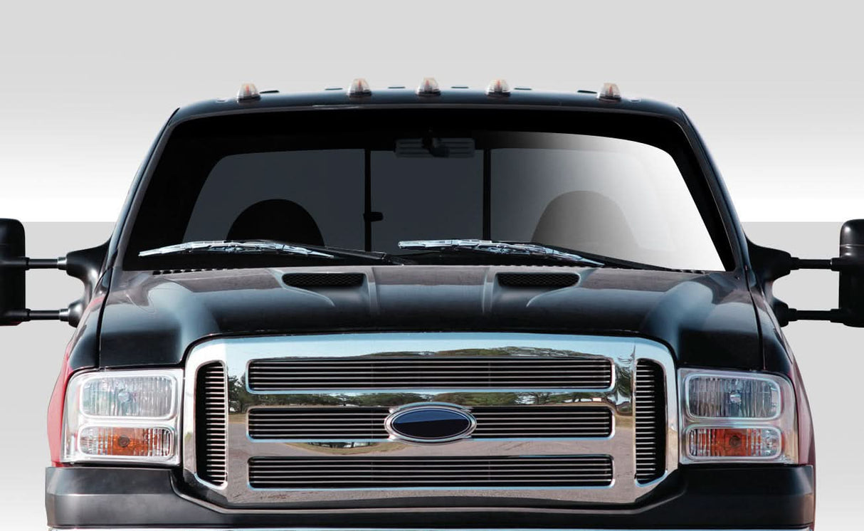 1999-2007 Ford F250 F350 F450 F550 CVX Version 2 Style Hood - FRP