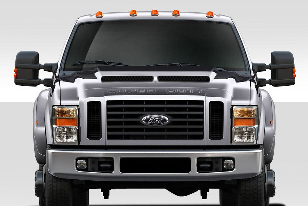 2008-2010 Ford Super Duty F250 F350 F450 CVX Style Hood - FRP