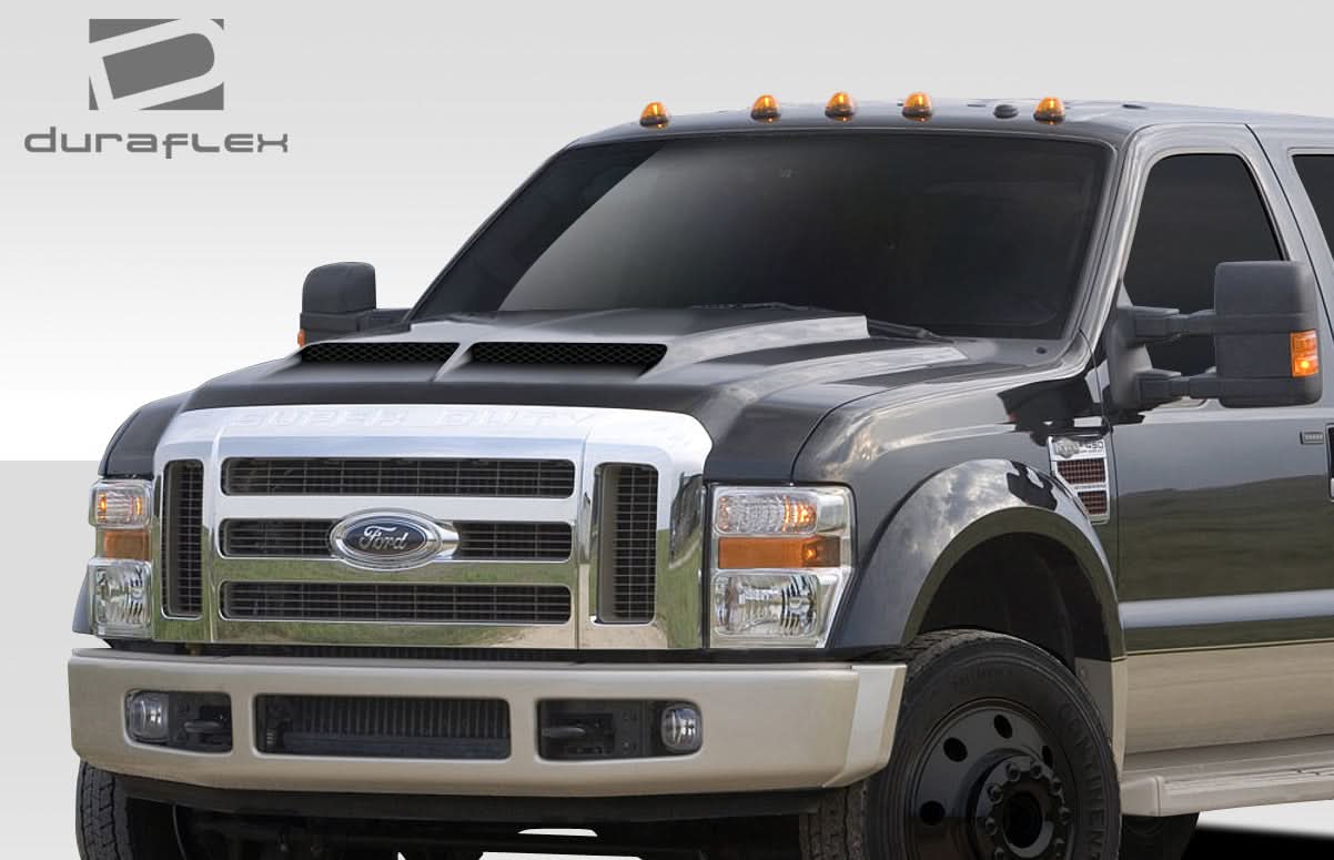 2008-2010 Ford Super Duty F250 F350 F450 CVX Style Hood - FRP