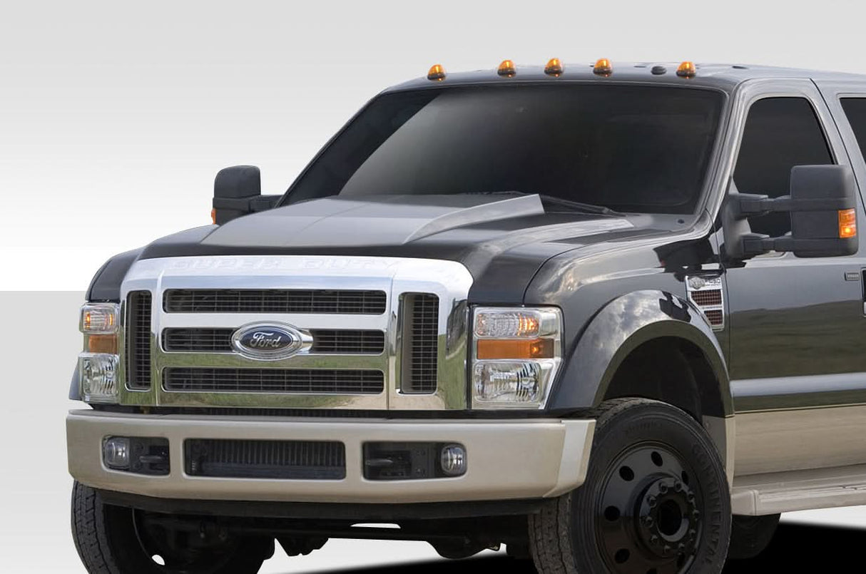 2008-2010 Ford Super Duty F250 F350 F450 Cowl Hood - 1 Piece - FRP