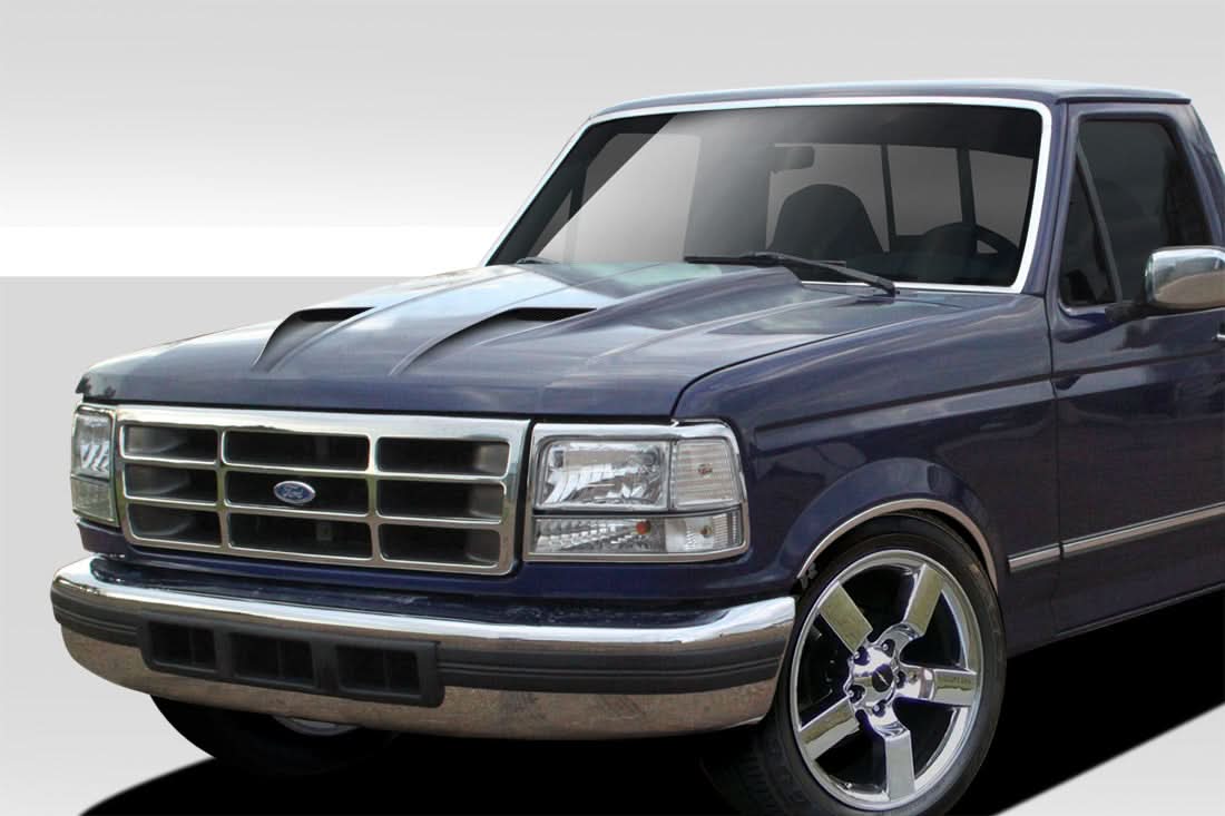 1992-1996 Ford F-150 / Bronco CVX Style Hood - FRP
