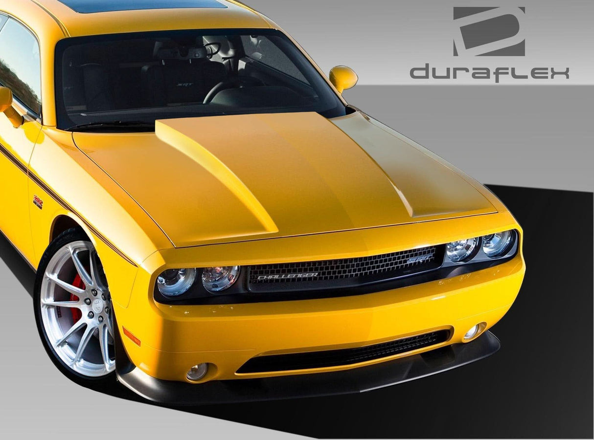 2008-2023 Dodge Challenger Cowl Hood - 1 Piece - FRP