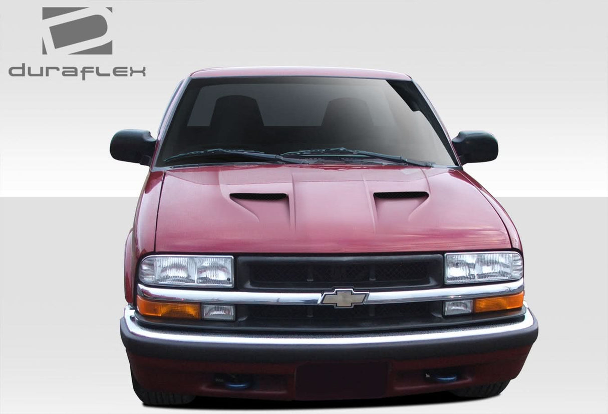 1994-2004 Chevrolet S-10 CVX Style Hood - 1 Piece - FRP