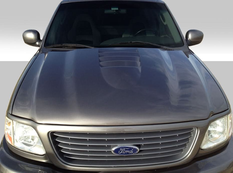 1997-2003 Ford F-150 CVX Style Hood - 1 Piece - FRP