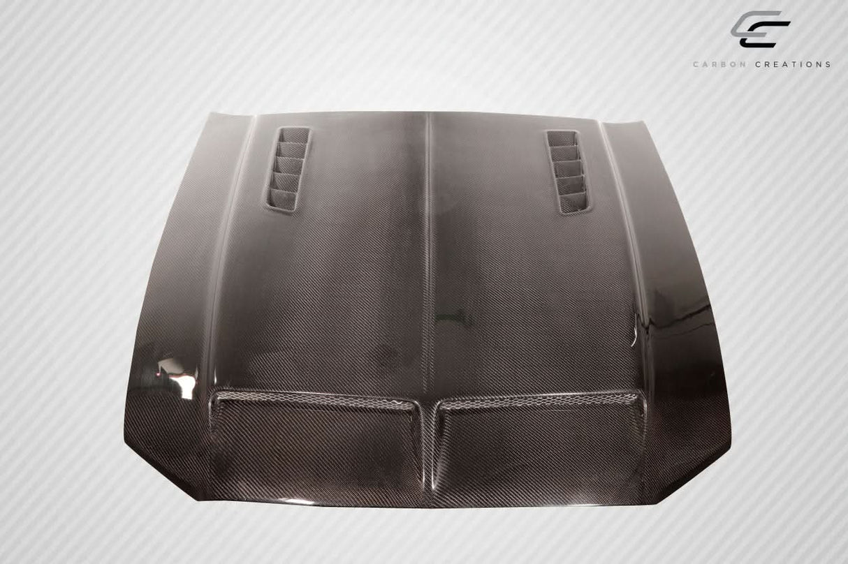 2013-2014 Ford Mustang GT500 Style Hood - Carbon Fiber