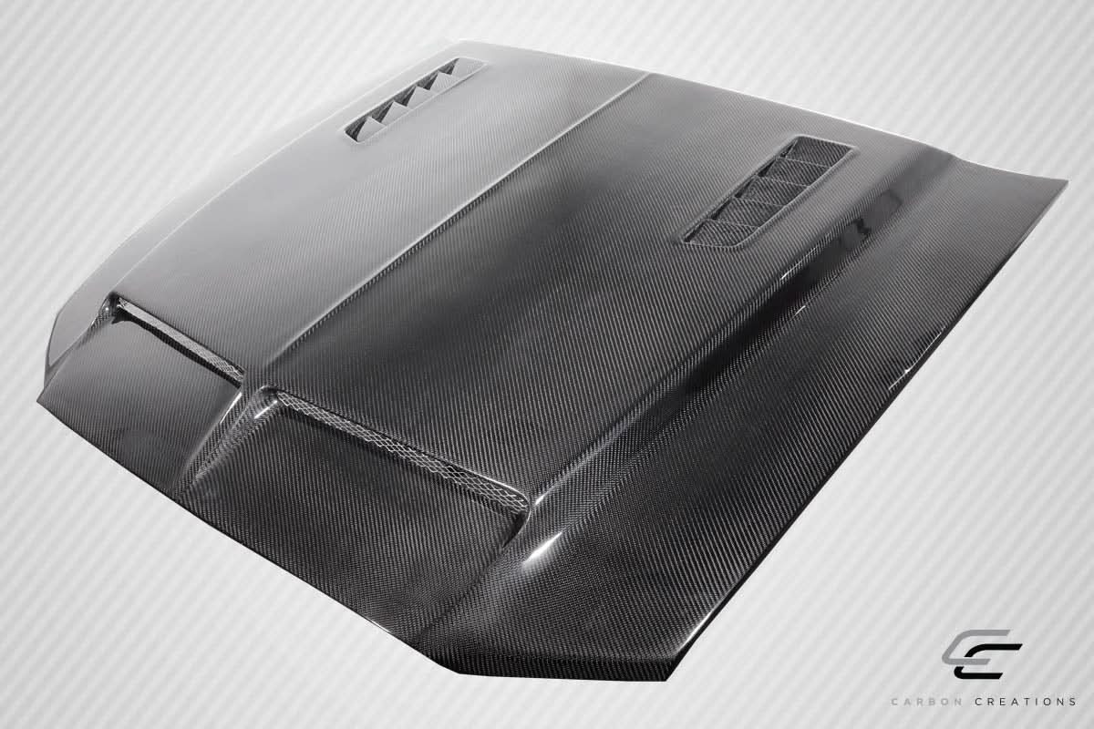 2013-2014 Ford Mustang GT500 Style Hood - Carbon Fiber