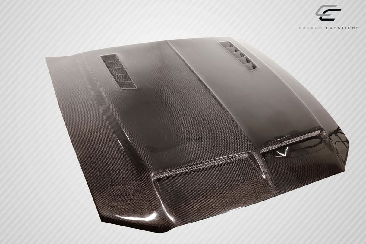 2013-2014 Ford Mustang GT500 Style Hood - Carbon Fiber