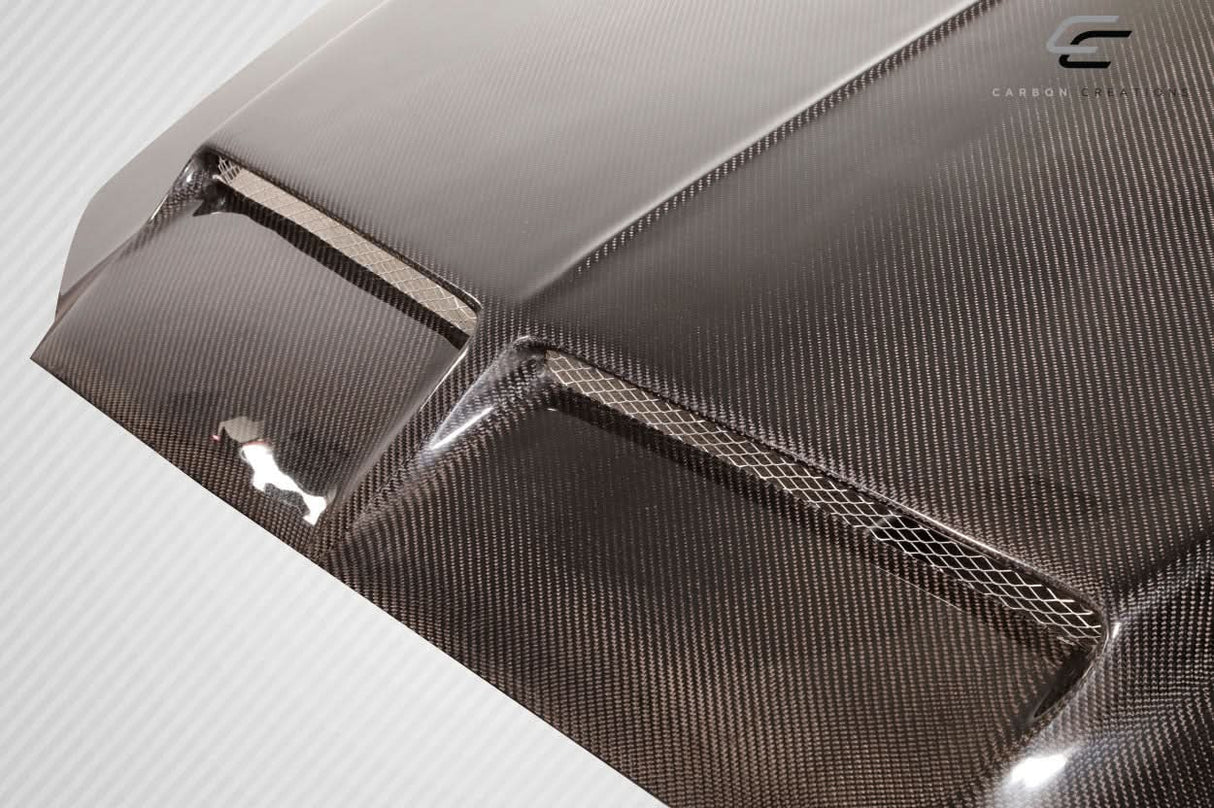 2013-2014 Ford Mustang GT500 Style Hood - Carbon Fiber