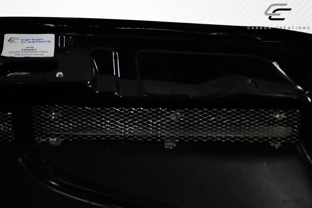 2010-2012 Ford Mustang GT500 Style Hood - Carbon Fiber
