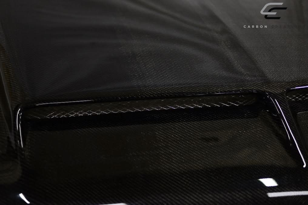 2010-2012 Ford Mustang GT500 Style Hood - Carbon Fiber
