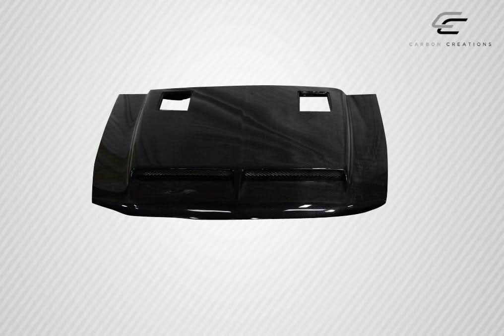 2010-2012 Ford Mustang GT500 Style Hood - Carbon Fiber
