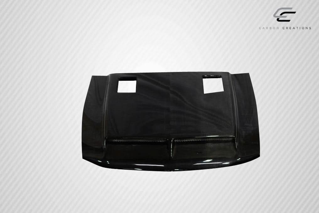 2010-2012 Ford Mustang GT500 Style Hood - Carbon Fiber