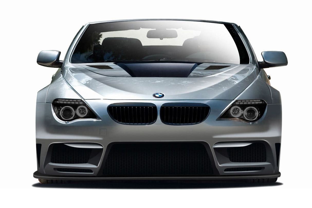 2004-2010 BMW 6 Series AF-2 Style Front Lip Under Spoiler - FRP