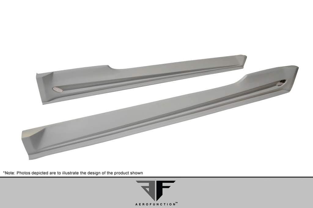 2004-2010 BMW 6 Series AF-2 Style Wide Body Side Skirts - FRP