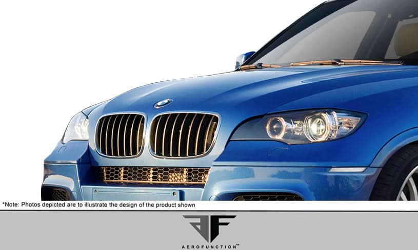 2007-2013 BMW X5 E70 AF-1 Style Front Bumper Upper Grille Insert