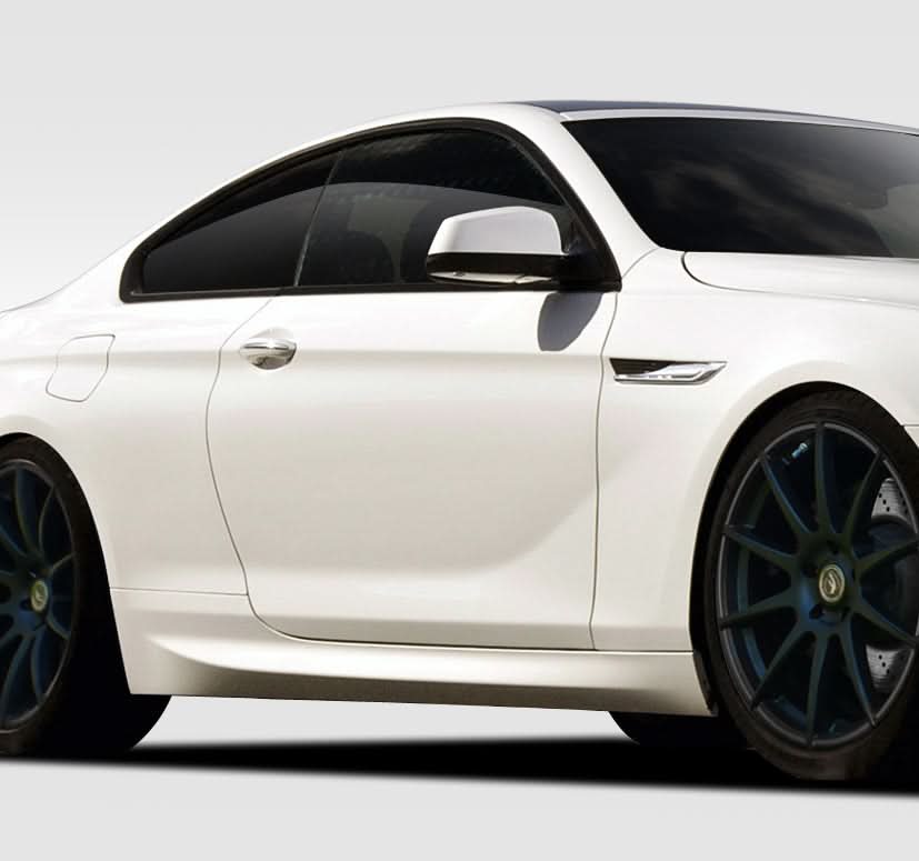 2011-2019 BMW 6 Series M Sport Look Side Skirt Rocker Panels - FRP