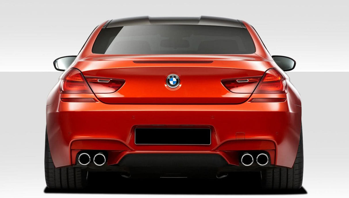 2011-2019 BMW 6 Series M6 Look Rear Bumper Cover - 1 Piece - FRP