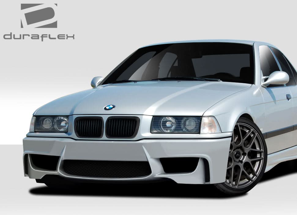 1992-1998 BMW 3 Series M3 1M Look Front Bumper Cover - FRP