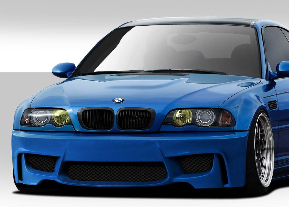 2001-2006 BMW M3 1M Look Front Bumper Cover - FRP