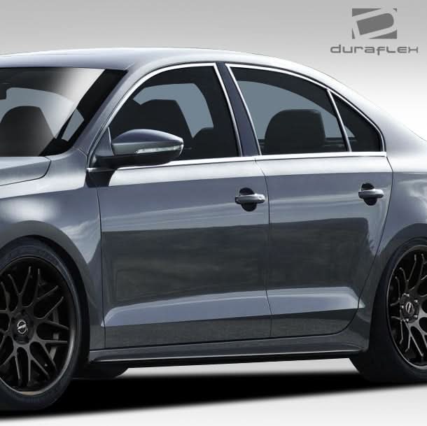 2011-2014 Volkswagen Jetta GLI Look Side Skirt Rocker Panels - FRP
