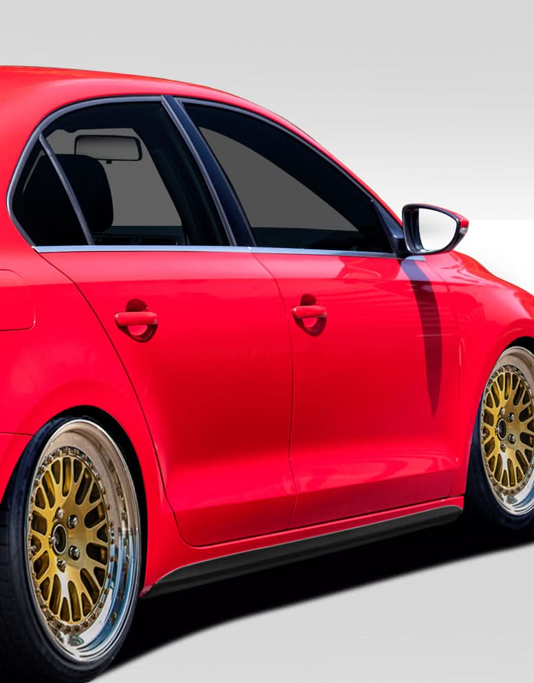 2011-2014 Volkswagen Jetta GLI Look Side Skirt Rocker Panels - FRP