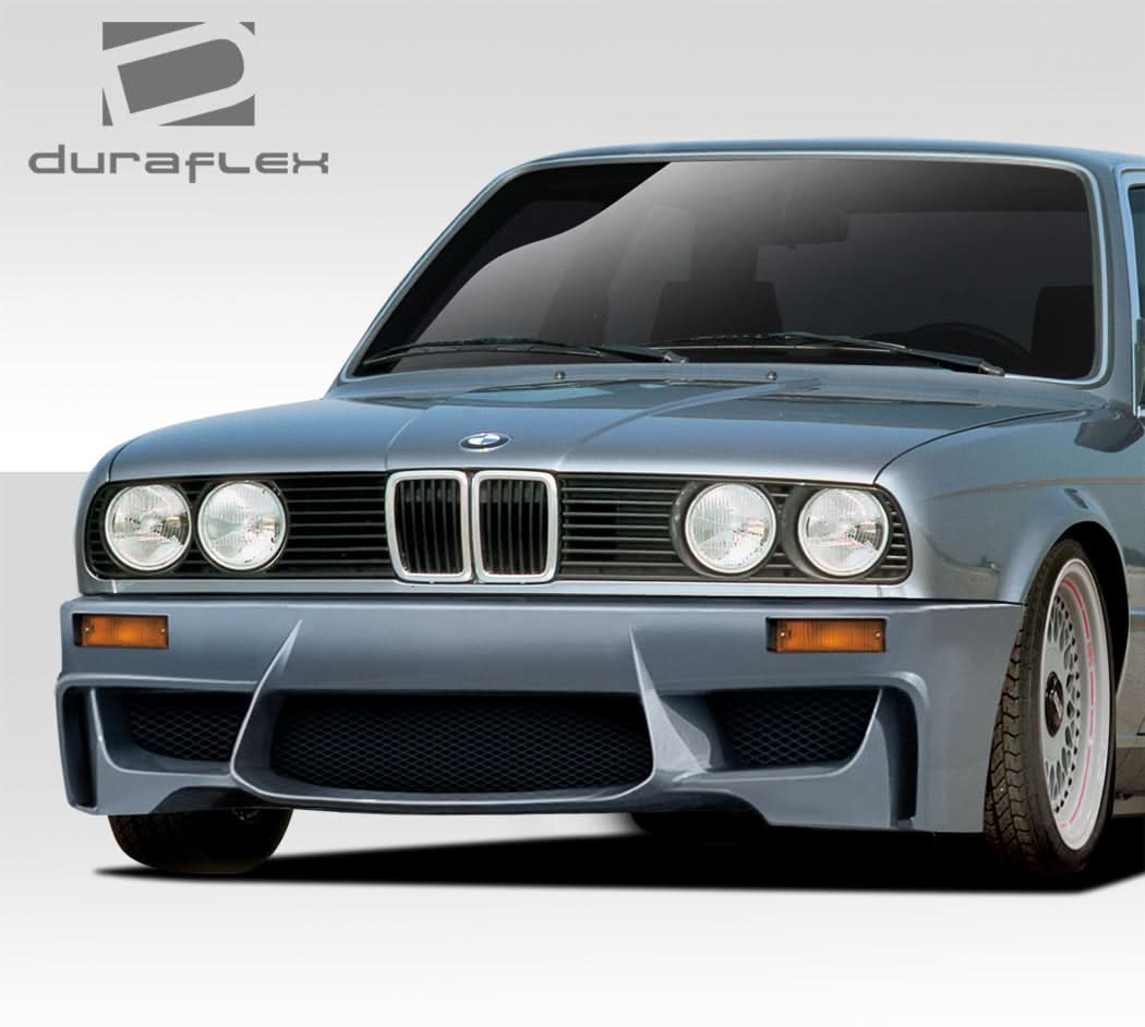1984-1991 BMW E30 1M Look Front Bumper Cover - FRP