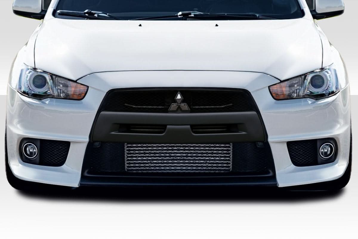 2008-2017 Mitsubishi Lancer Evo X V2 Style Front Bumper Cover - FRP