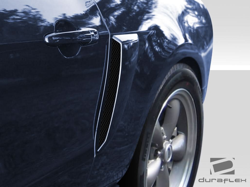 2010-2014 Ford Mustang Boss Look Side Scoops - 2 Piece - FRP