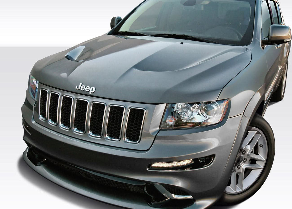 2011-2022 Jeep Grand Cherokee SRT Look Hood - 1 Piece - FRP