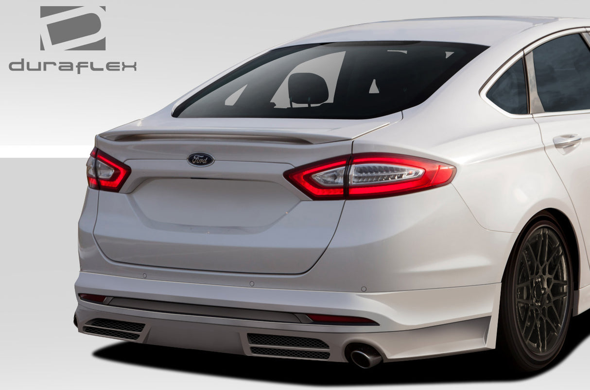 2013-2016 Ford Fusion Duraflex Racer Rear Lip Under Spoiler Air Dam - 1 Piece