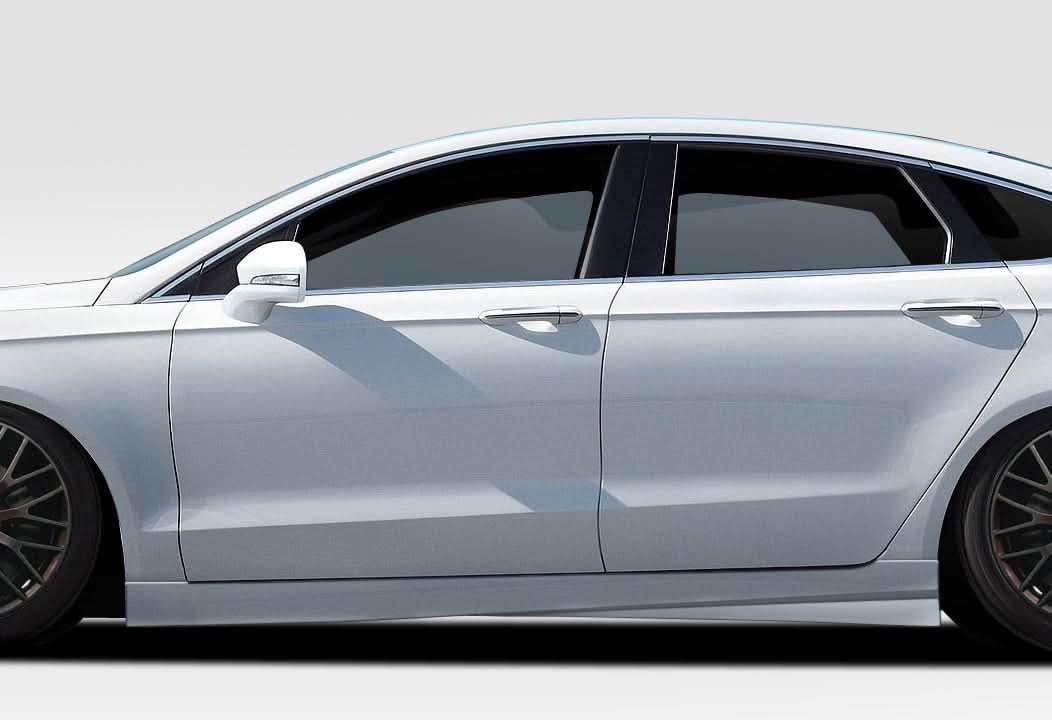 2013-2016 Ford Fusion Racer Style Side Skirt Rocker Panels - FRP