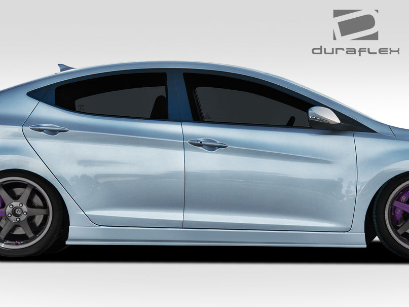 2011-2015 Hyundai Elantra Racer Style Side Skirt Rocker Panels - FRP