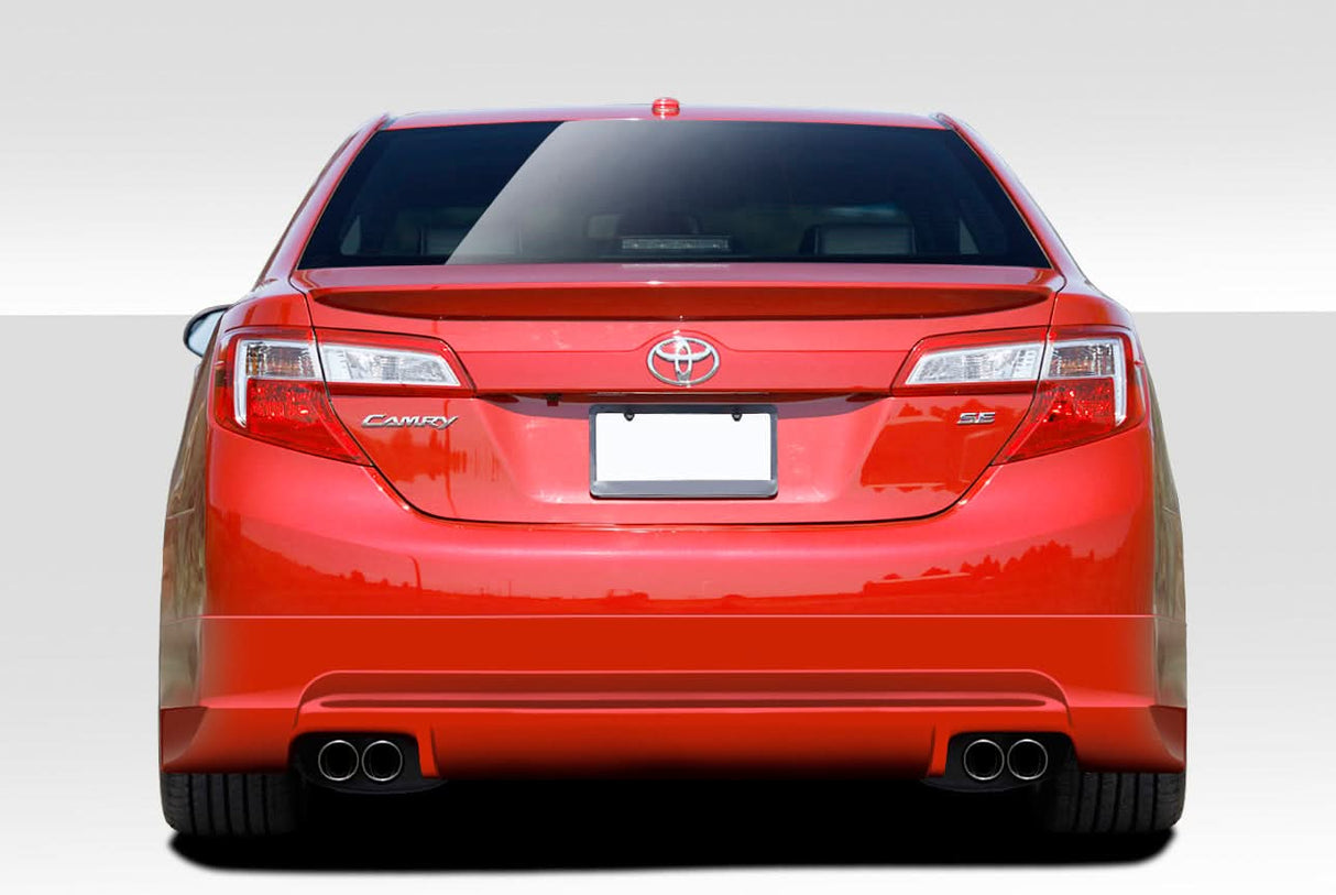 2012-2014 Toyota Camry Racer Style Rear Lip Under Spoiler - FRP