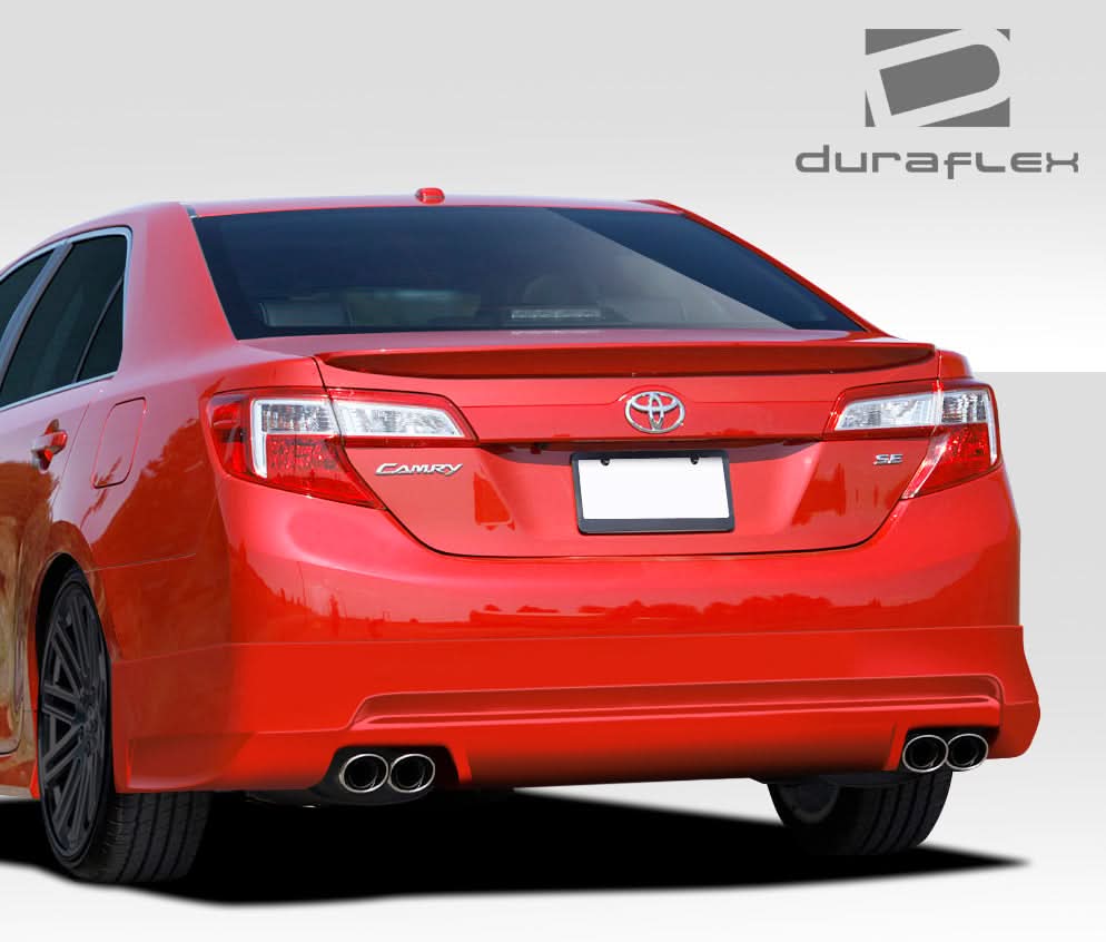 2012-2014 Toyota Camry Racer Style Rear Lip Under Spoiler - FRP