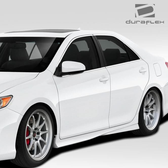 2012-2014 Toyota Camry Racer Style Side Skirt Rocker Panels - FRP